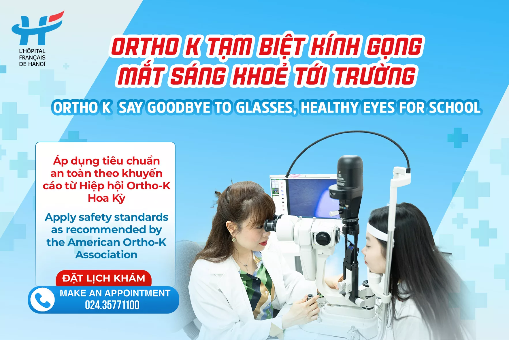 ORTHO K – SAY GOODBYE TO GLASSES, HEALTHY EYES FOR SCHOOL