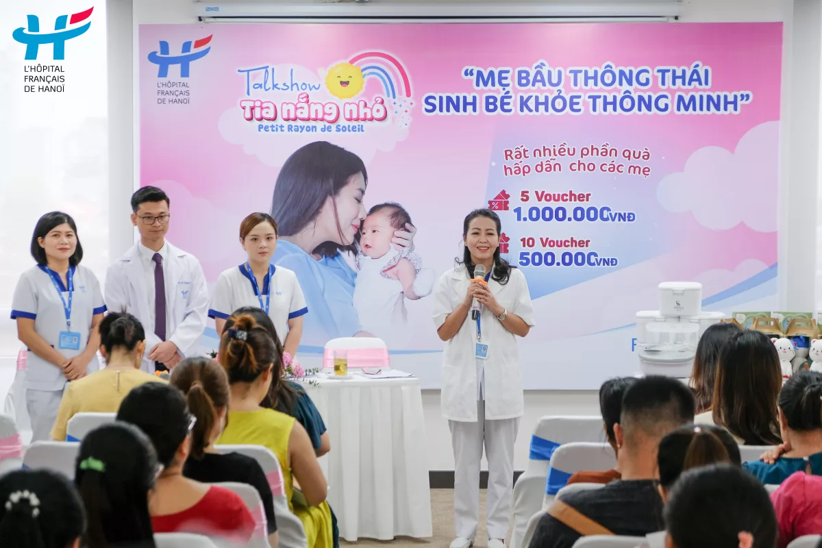 HFH’ July Talk show “Petit Rayon de Soleil” gained great interest from many expecting parents