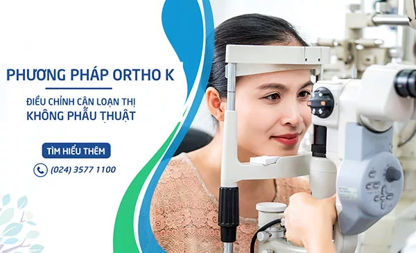 Điều chỉnh cận loạn thị không phẫu thuật bằng phương pháp Ortho K