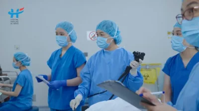 Procedure and treatment duration of endoscopic sclerotherapy