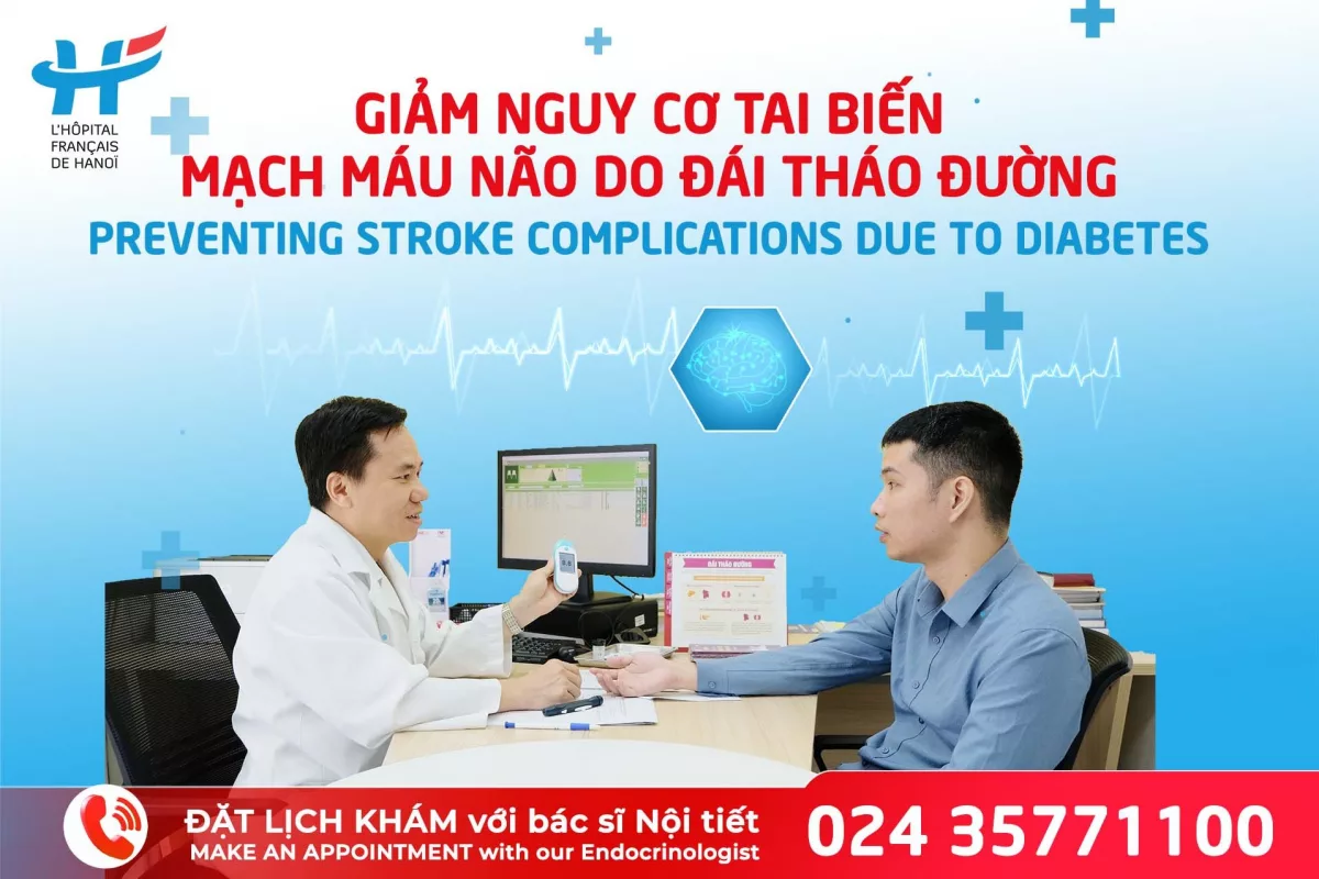 Preventing stroke complications due to diabetes