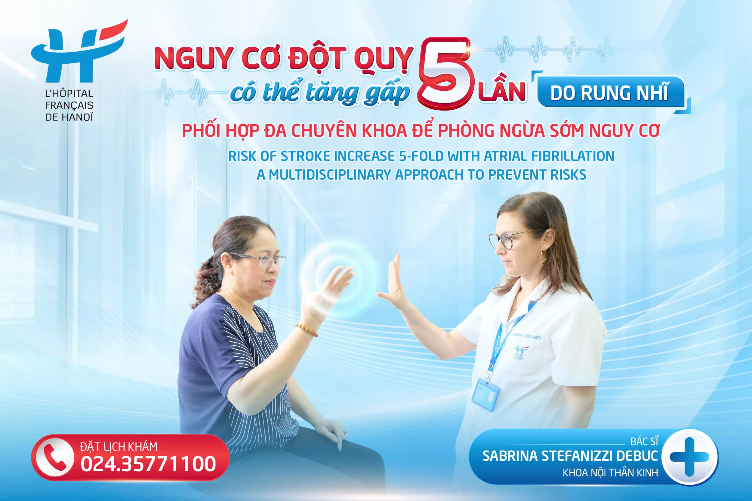 Risk of stroke increases 5-fold with atrial fibrillation