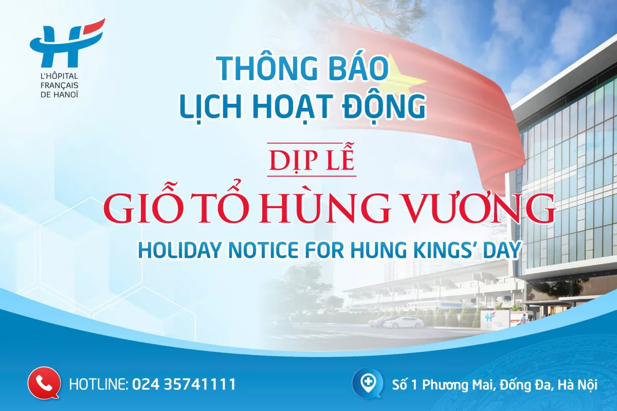 THÔNG BÁO LỊCH HOẠT ĐỘNG DỊP LỄ GIỖ TỔ HÙNG VƯƠNG
