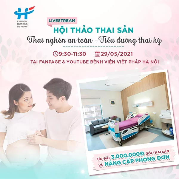 Hội thảo trực tuyến: Thai nghén an toàn - Tiểu đường thai kỳ