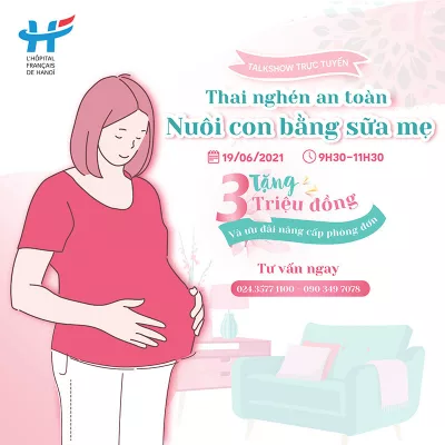 Talkshow trực tuyến: Thai nghén an toàn - Nuôi con bằng sữa mẹ
