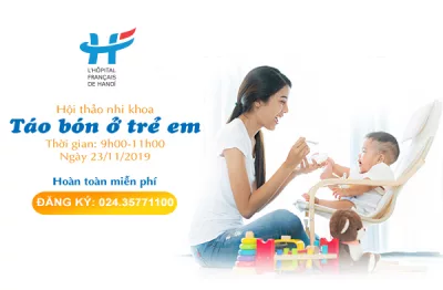 Hội thảo nhi khoa: Táo bón ở trẻ em