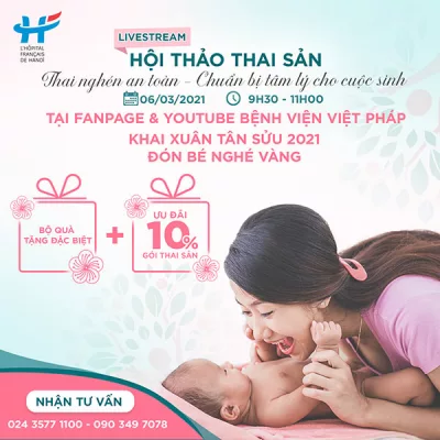 Hội thảo trực tuyến: Thai nghén an toàn-Chuẩn bị tâm lý cho cuộc sinh