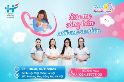 MỜI BA MẸ THAM GIA TALKSHOW: “SỮA MẸ CĂNG TRÀN, NUÔI CON AN NHÀN”
