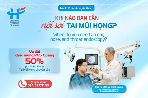 KHI NÀO BẠN CẦN NỘI SOI TAI MŨI HỌNG?