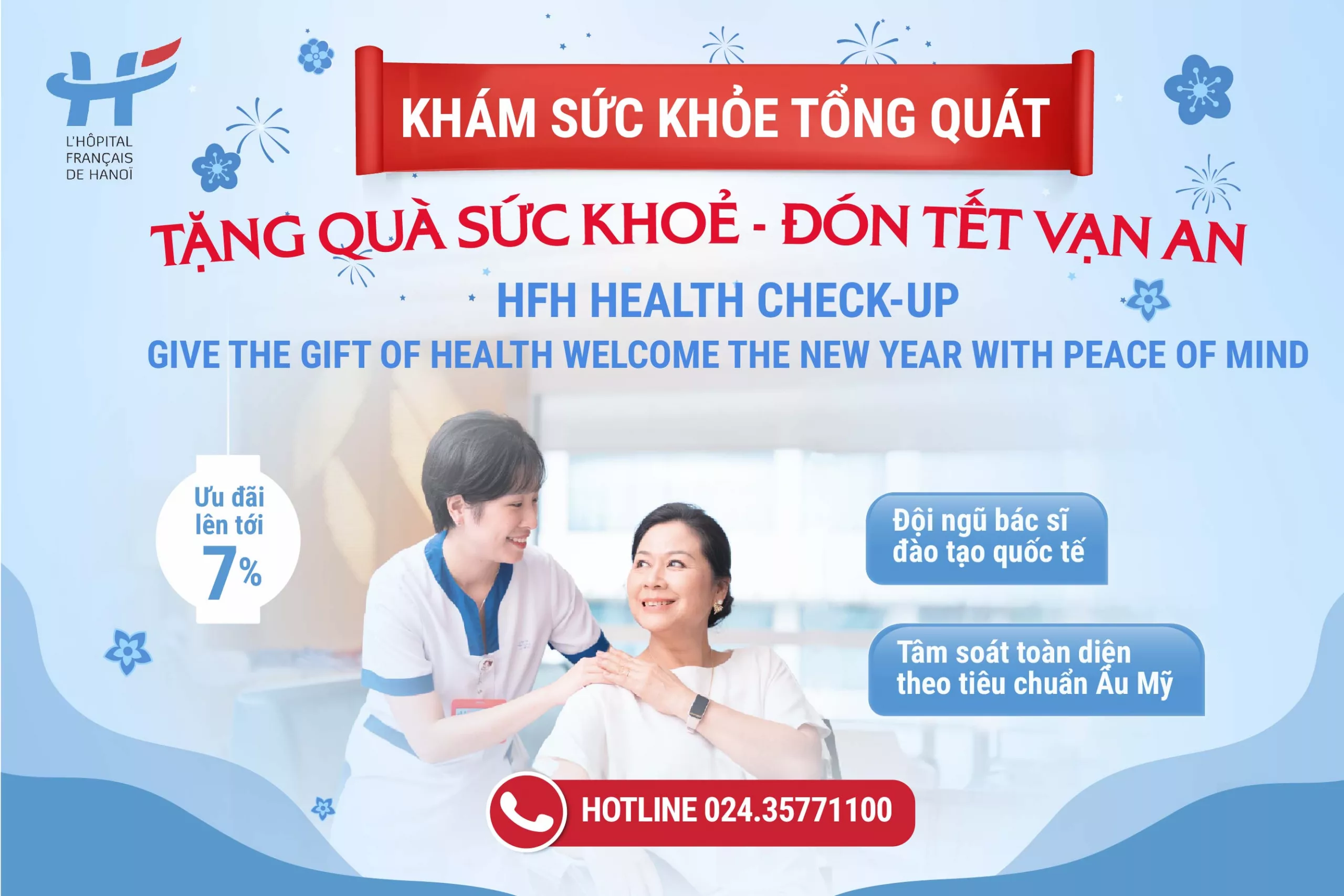 KHÁM SỨC KHỎE TỔNG QUÁT TẠI HFH: TẶNG QUÀ SỨC KHỎE – ĐÓN TẾT VẠN AN