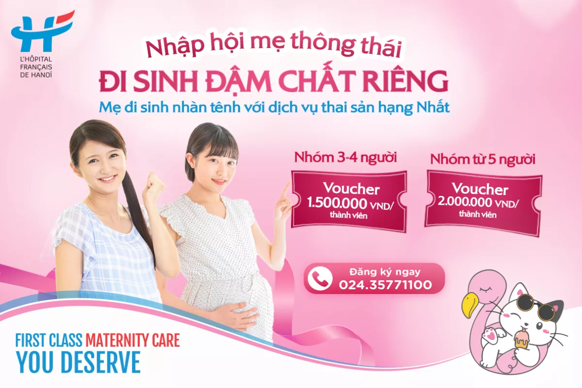 NHẬP HỘI MẸ THÔNG THÁI, ĐI SINH ĐẬM CHẤT RIÊNG