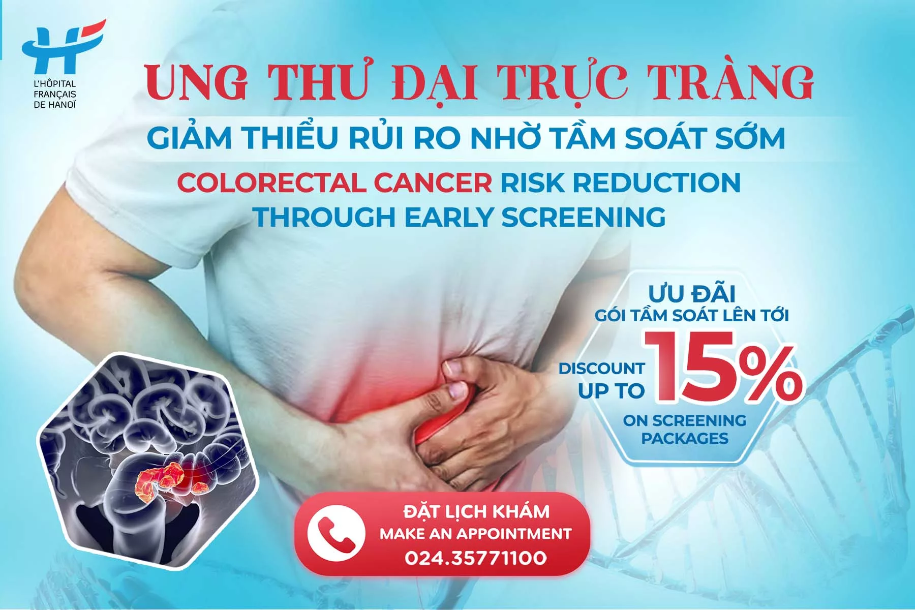 UNG THƯ ĐẠI TRỰC TRÀNG: PHÁT HIỆN SỚM – GIẢM RỦI RO