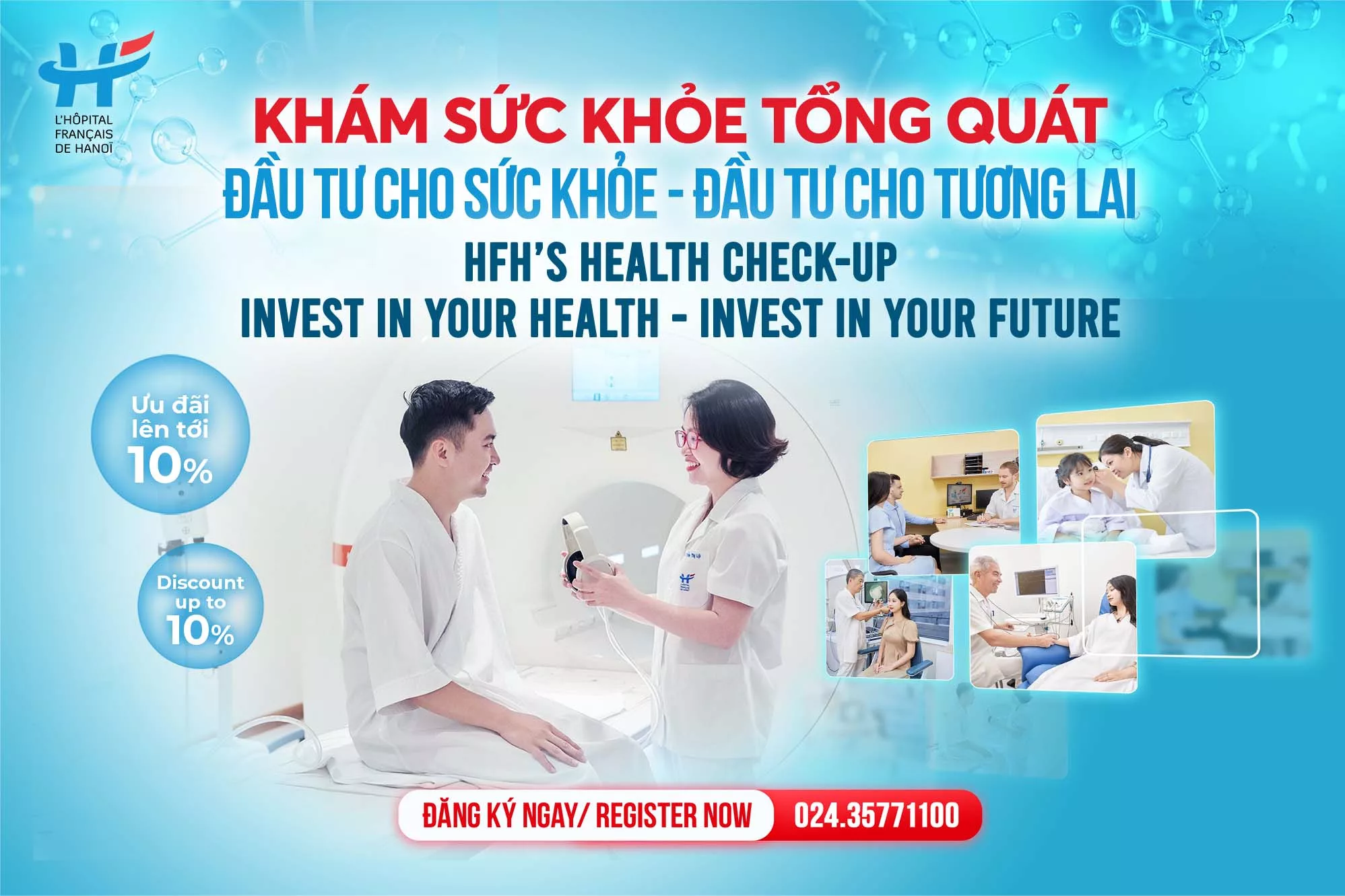 KHÁM SỨC KHỎE TỔNG QUÁT: ĐẦU TƯ CHO SỨC KHỎE – ĐẦU TƯ CHO TƯƠNG LAI