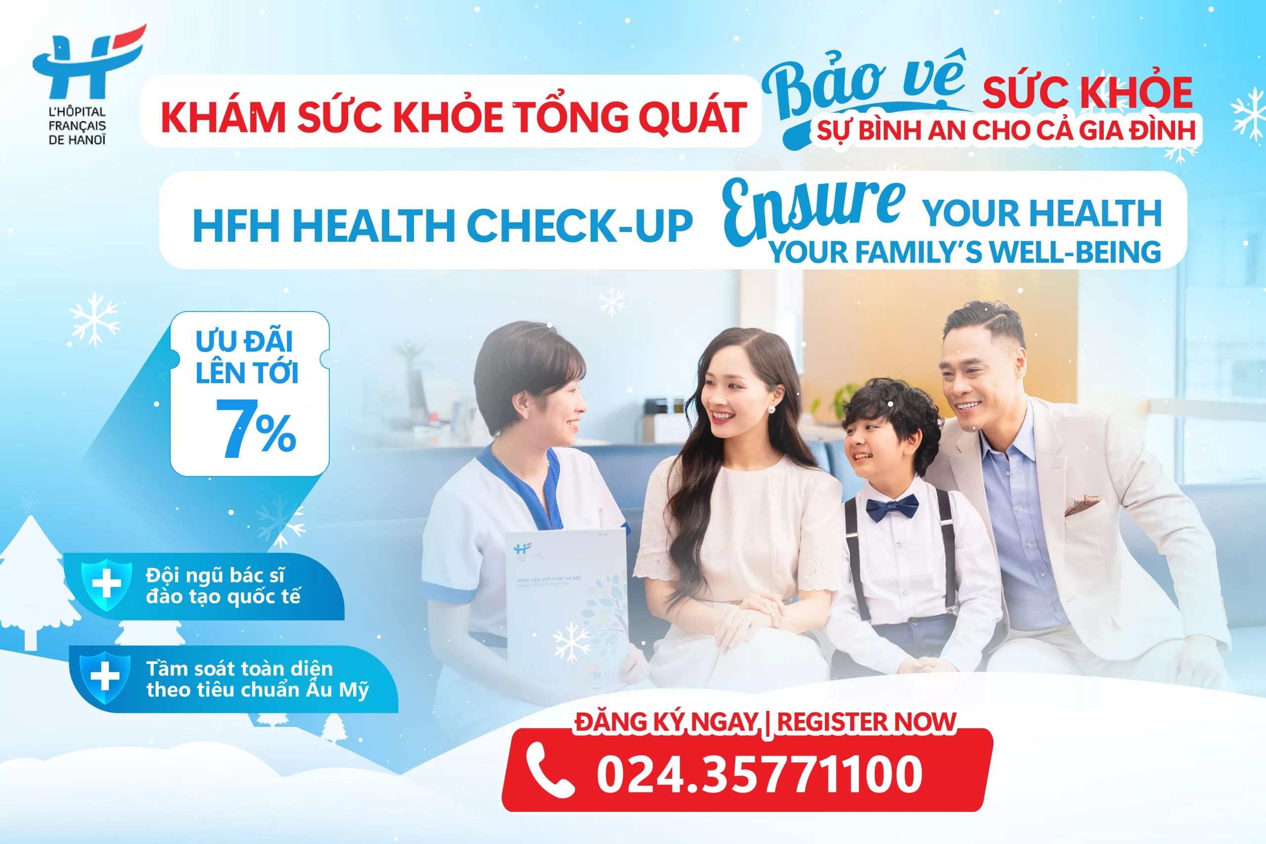 KHÁM SỨC KHỎE TỔNG QUÁT – BẢO VỆ SỨC KHỎE, BẢO VỆ SỰ BÌNH AN CHO CẢ GIA ĐÌNH