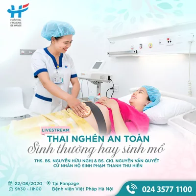 Hội thảo thai sản trực tuyến: Thai nghén an toàn - Sinh thường hay sinh mổ
