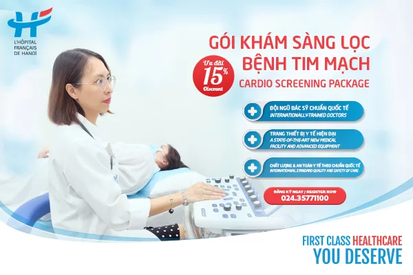 GÓI KHÁM SÀNG LỌC BỆNH TIM MẠCH, Bảo vệ sức khỏe tim mạch, kiểm soát các yếu tố nguy cơ
