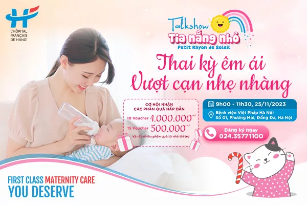 TALKSHOW TIA NẮNG NHỎ ĐỒNG HÀNH GIÚP MẸ “THAI KỲ ÊM ÁI, VƯỢT CẠN NHẸ NHÀNG”