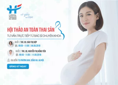 Hội thảo thai sản: Mang thai an toàn - Sinh con khỏe mạnh