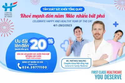 Tầm soát sức khỏe tổng quát - Khỏe mạnh đón năm mão nhiều bứt phá!