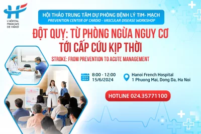 HỘI THẢO "ĐỘT QUỴ: TỪ PHÒNG NGỪA NGUY CƠ TỚI CẤP CỨU KỊP THỜI"