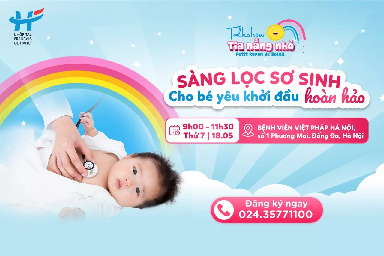SÀNG LỌC SƠ SINH – CHO BÉ YÊU KHỞI ĐẦU HOÀN HẢO