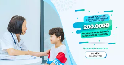 Ưu đãi đặc biệt ra mắt gói khám sức khỏe dành cho trẻ em