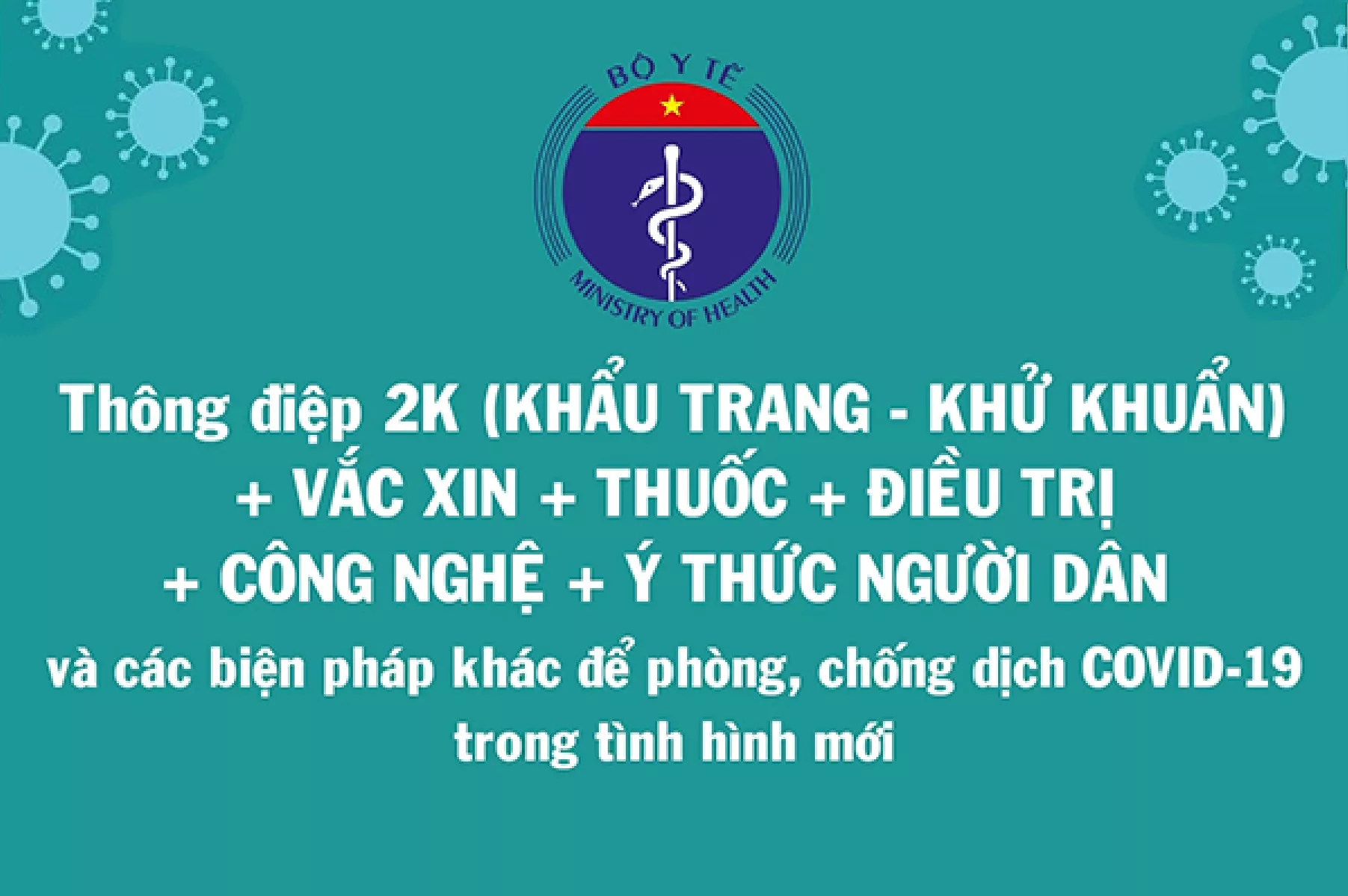 Thông điệp 2K – Phòng chống dịch trong tình hình mới