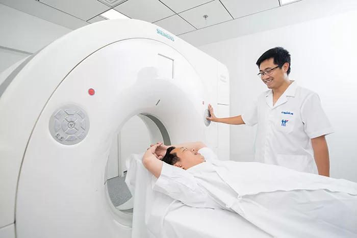 Chụp cắt lớp vi tính chẩn đoán và phân tích thành phần sỏi tiết niệu