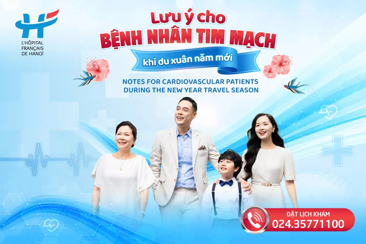 LƯU Ý CHO BỆNH NHÂN TIM MẠCH KHI DU XUÂN NĂM MỚI