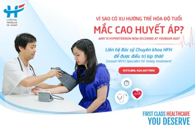 VÌ SAO CÓ XU HƯỚNG TRẺ HÓA ĐỘ TUỔI MẮC CAO HUYẾT ÁP?