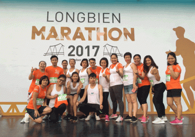HFH tham gia giải chạy Marathon Long Biên