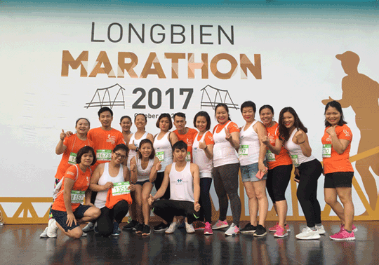 HFH tham gia giải chạy Marathon Long Biên