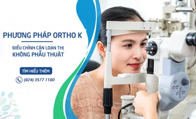 Điều chỉnh cận loạn thị không phẫu thuật bằng phương pháp Ortho K